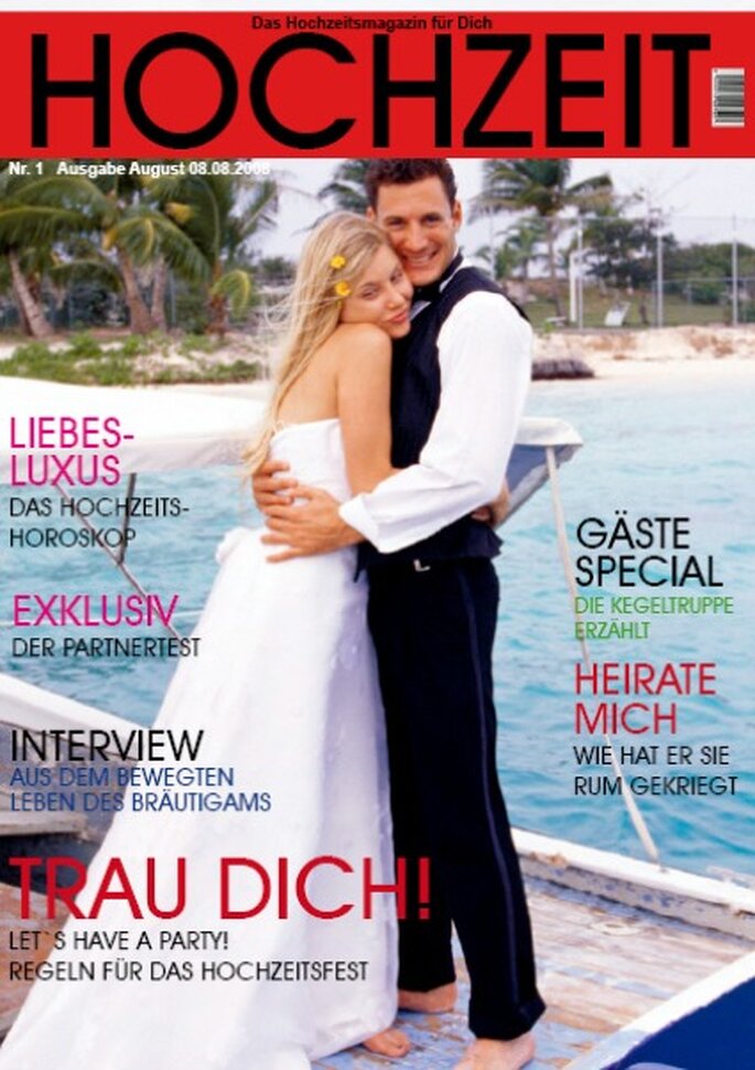 Uberraschen Sie Das Hochzeitspaar Mit Einer Hochzeitszeitung