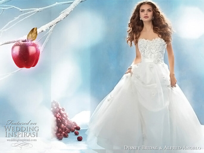 vestido de noiva princesa disney