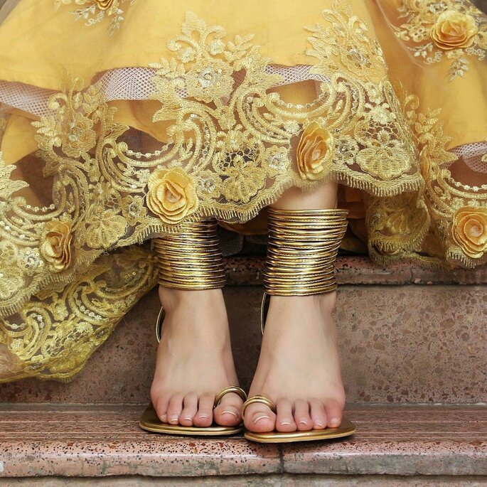 wedding heels for indian bride