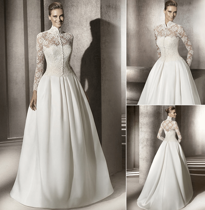 Winterhochzeit brautkleid